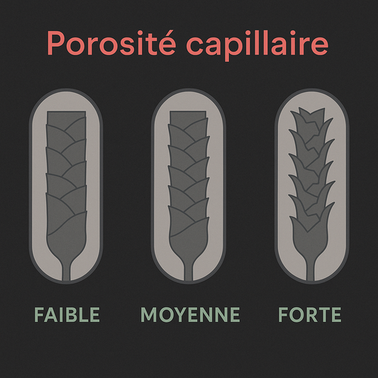 La porosité capillaire expliquée