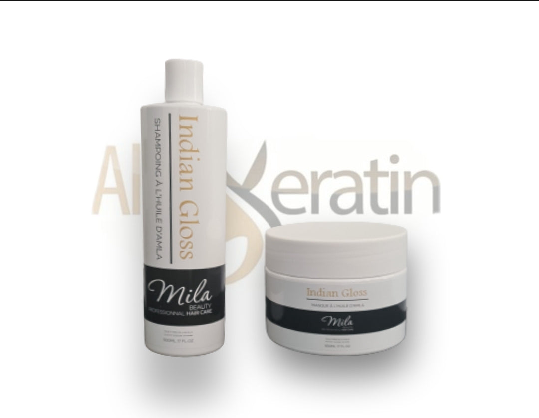 Lot 10 x duo Indian Gloss à l’huile d’Amla - Shampoing