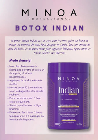 Protocole botox minoa indien