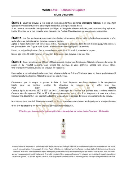 250 ml White Love - Robson Peluquero