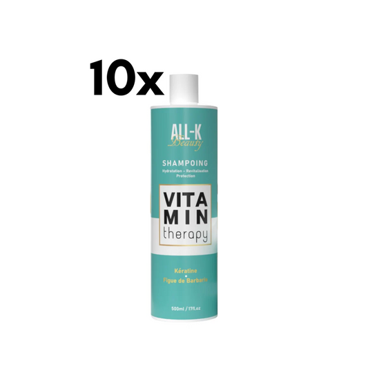 lot 10x shampoing vitamin therapy 500ml