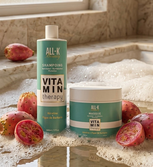 Duo shampoing + masque vitamin therapy figue de barbarie - all-k beauty