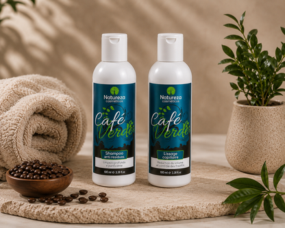 Kit Lissage CAFE VERDE NATUREZA Cosmeticos - permanent