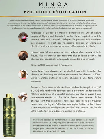 Mode emploi minoa gold