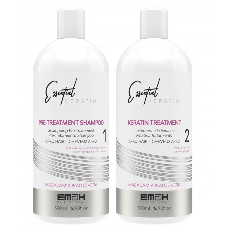 Kit 1 Litre Essentiel Keratin - Em2h - Lissage brésilien