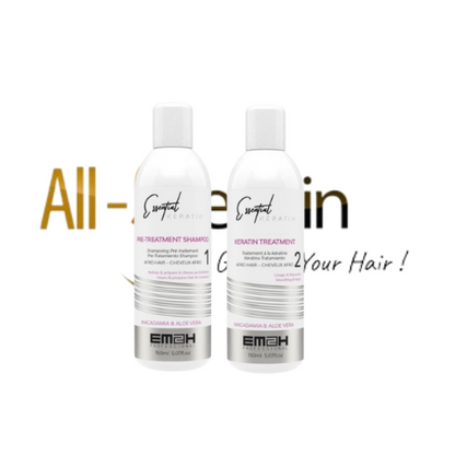 Kit 150 ml Essentiel keratin - Em2h - Lissage brésilien