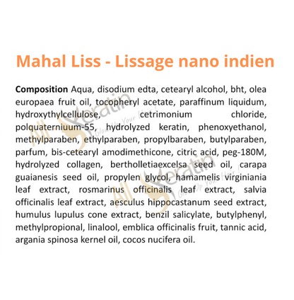 Lissage indien Mahal Liss / nano indien - Lissage indien