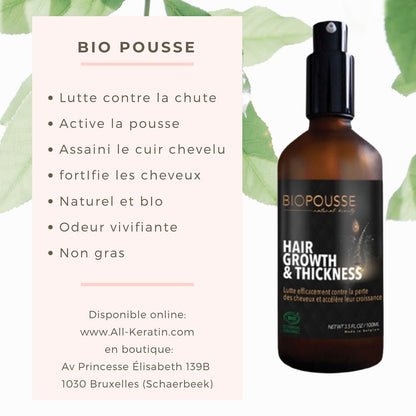 LOT de 4 Bio Pousse - Anti-chute et accélérateur de pousse