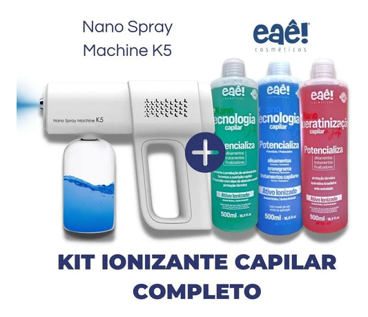 Lot NanoSpray k5 + 3x500ml EAE Potencializador