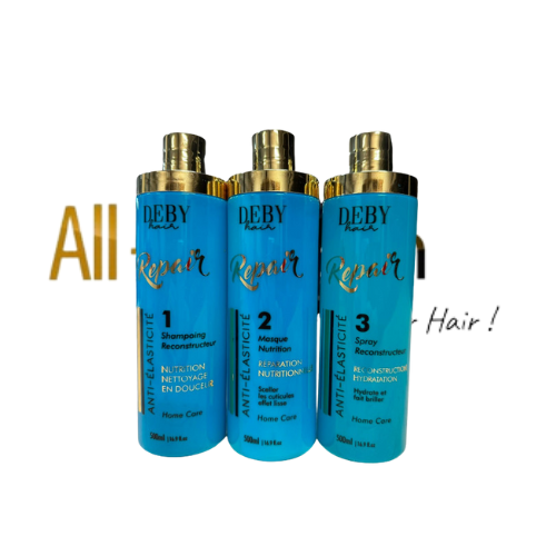 REPAIR cheveux élastiques - deby Hair 3x500ml