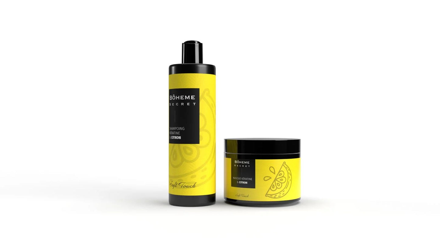 Duo CITRON Bohême Secret -  - shampoing + masque 500g