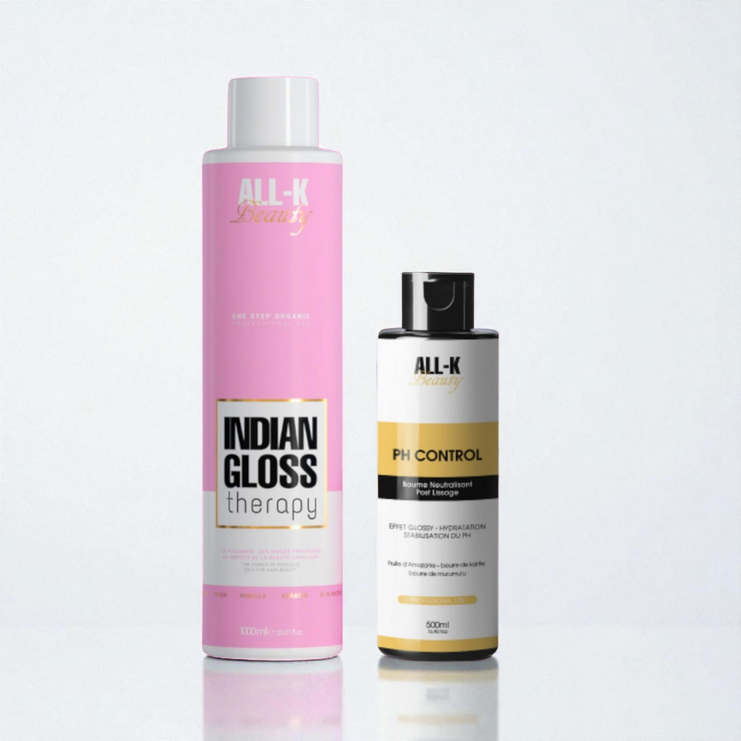 Lot Indian Gloss Therapy + Neutralisant Ph Control