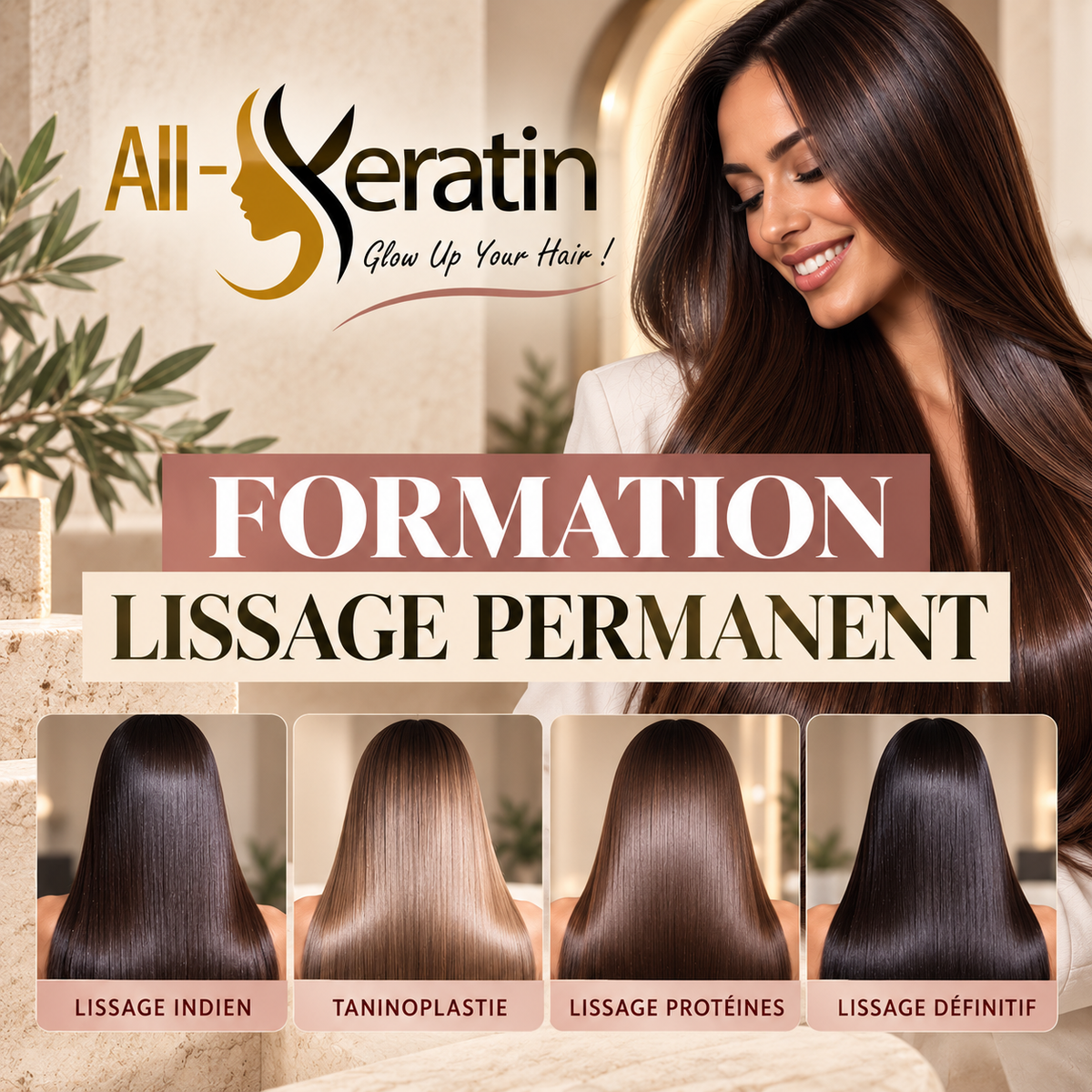 Acompte formation présentielle lissage permanent