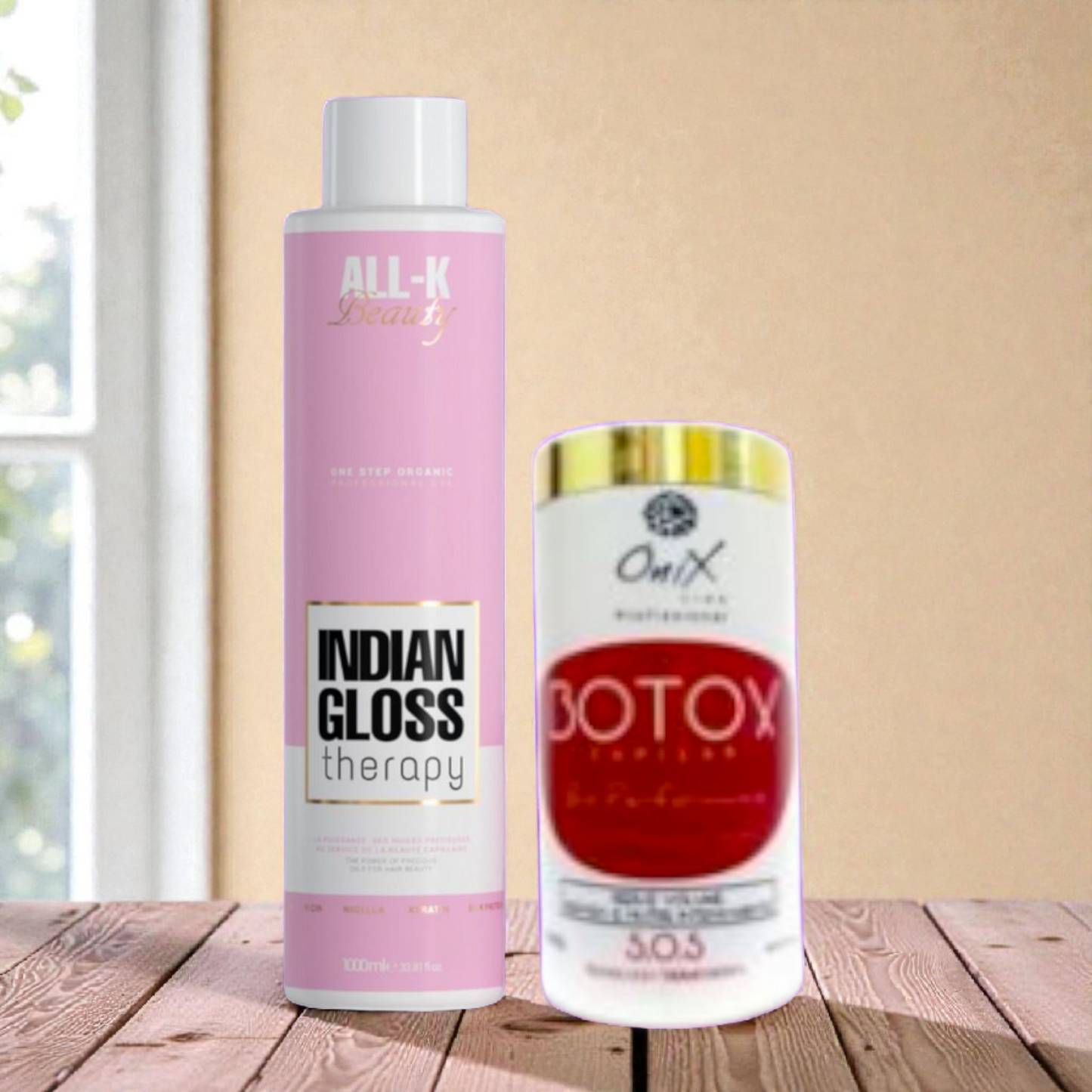 Pack retouche racine indian gloss therapy lissage + btx onix sos