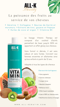 300 ml Vitamin Therapy - All-K Beauty - Lissage protéine