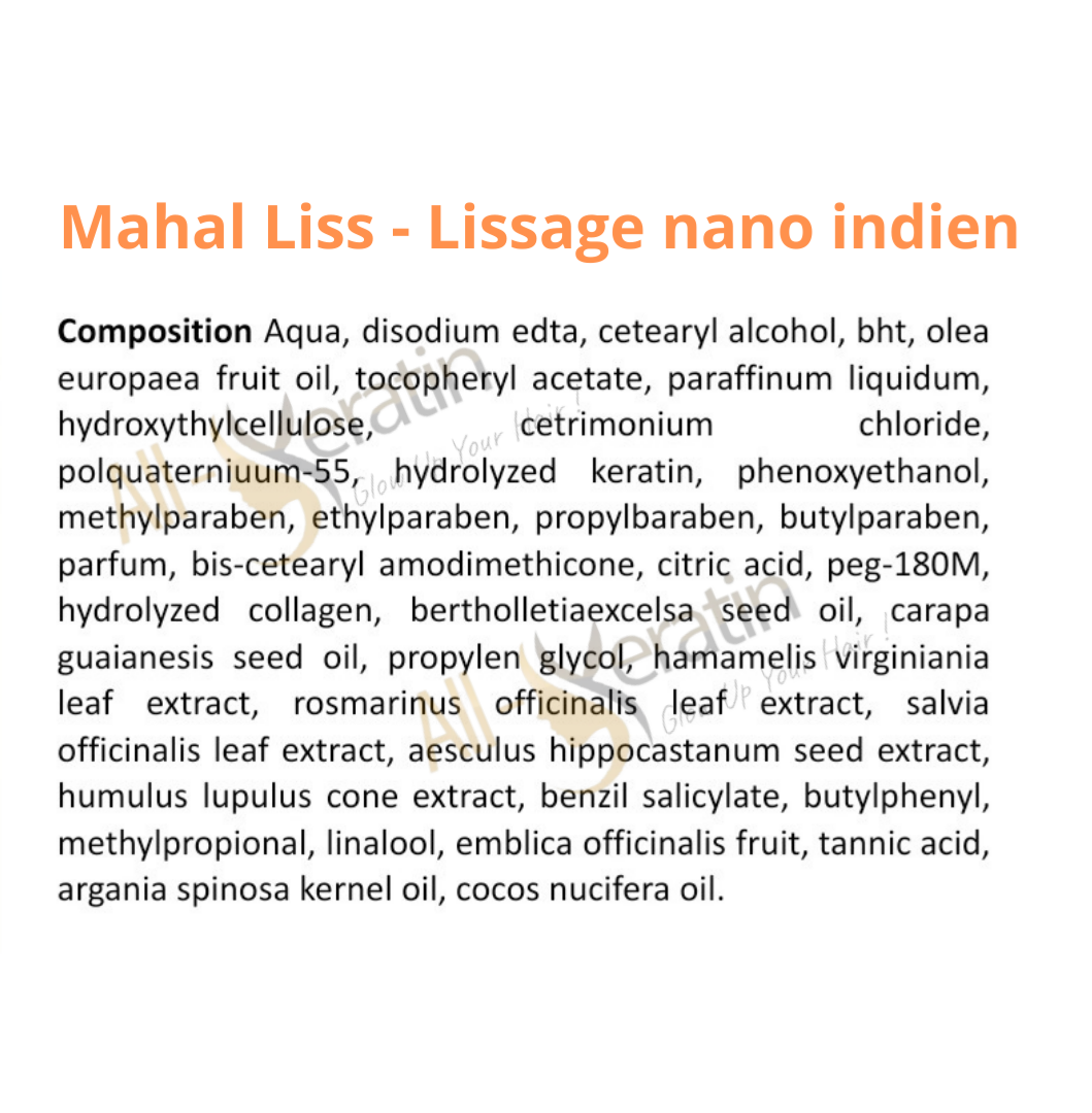 Lissage indien Mahal Liss / nano indien