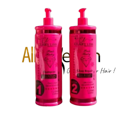 Kit Clary Liss - PINK RUBY - Lissage protéine