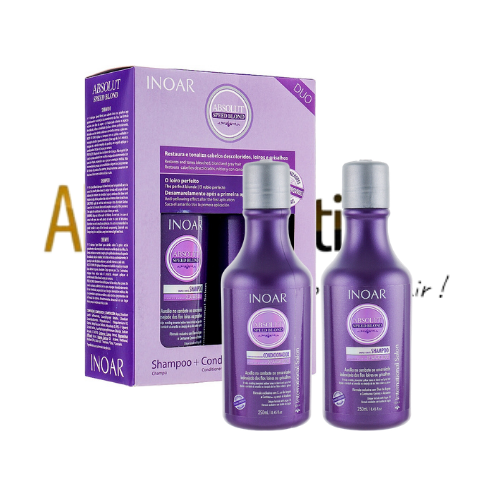 Duo Inoar Absolut Speed Blond Shampoing et conditionner